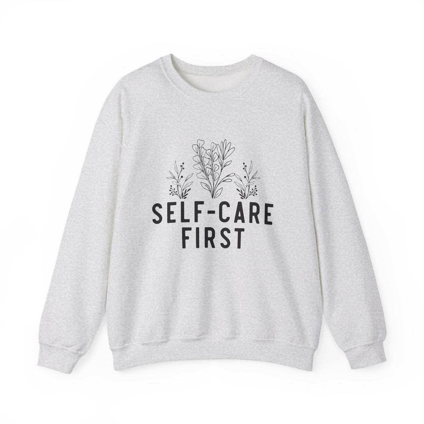 Self-Care First Mental Health Crewneck Sweatshirt