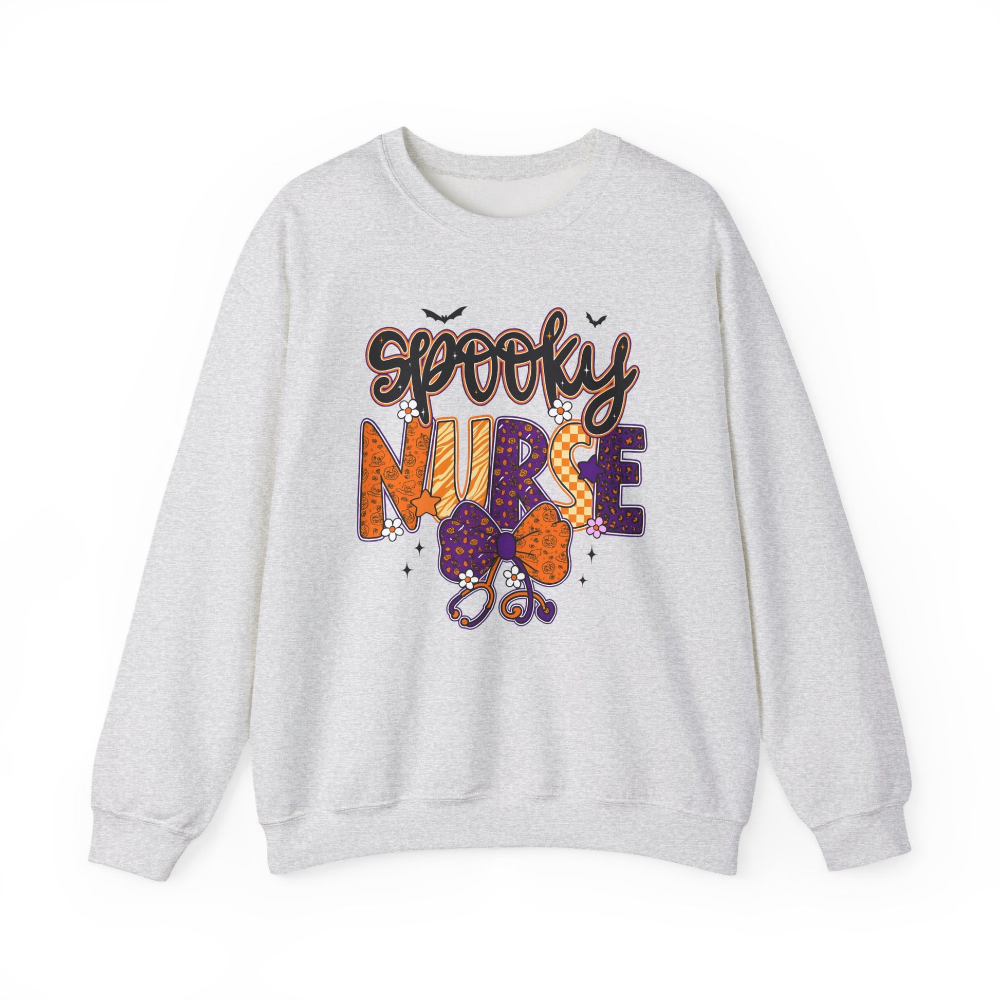 Spooky Nurse Halloween Crewneck Sweatshirt - Samberule