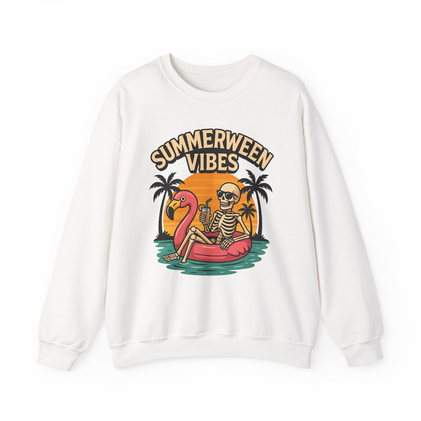 Summerween Vibes Halloween Crewneck Sweatshirt - Samberule