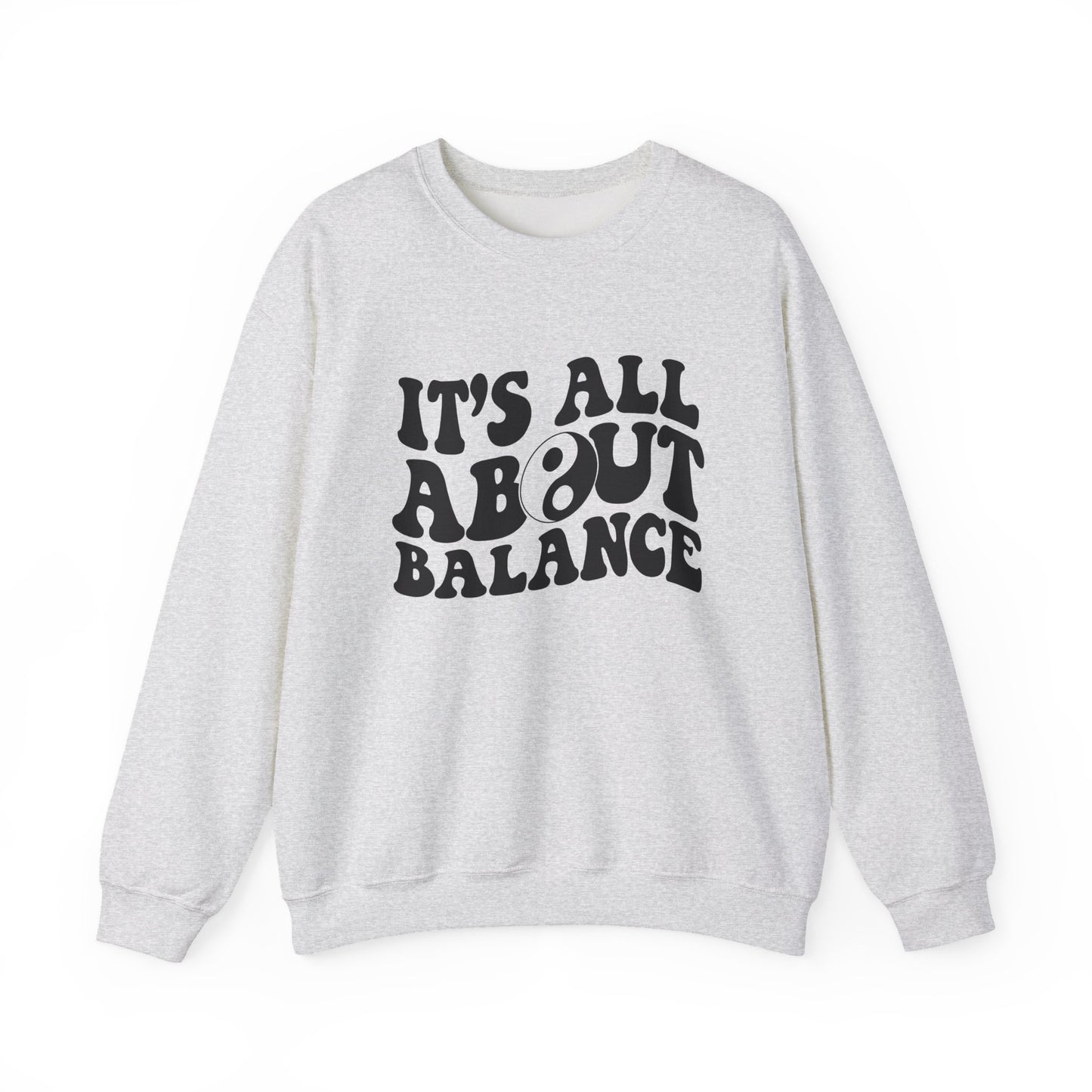 'It's All About Balance' Mental Health Crewneck Sweatshirt