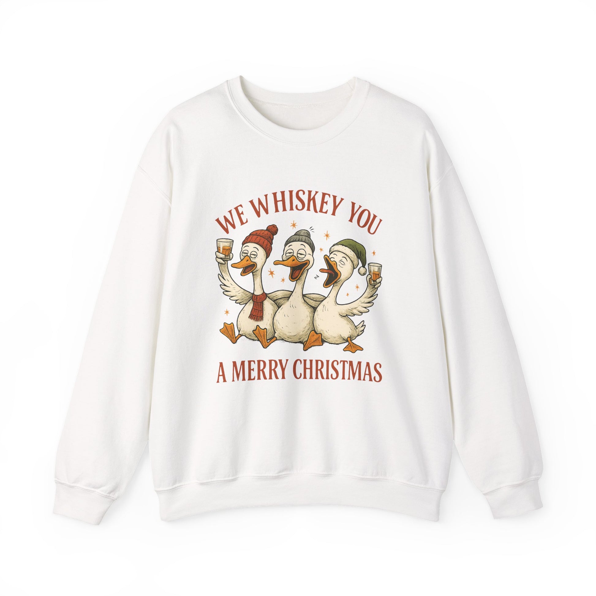 We Whiskey You A Merry Christmas Crewneck Sweatshirt - Samberule