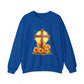Christian Cross Sunflower Faith Crewneck Sweatshirt