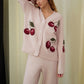 Fleece | Floral Cardigan and Pajamas