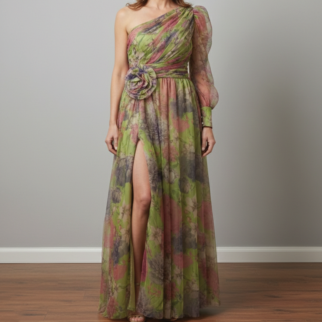 Evelyn - Floral Tulle Dress - Samberule