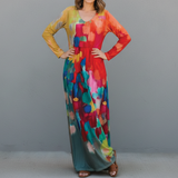 Brenda - V-Neck Midi Dress - Samberule