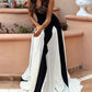 Elegance Panelled Tulle A-line Slip Maxi Dress