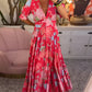 Carine | Dress with Pockets in Floral Pattern