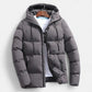 Men's Classic Hooded Puffer Jacket – Essential Cold Weather Layer