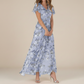 Ann - Flutter Sleeve Maxi Dress - Samberule
