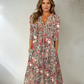 Lori - Button Midi Dress - Samberule