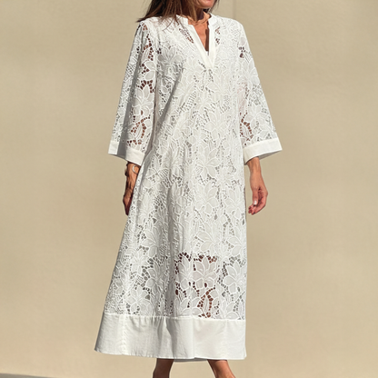 Avery - Lace Layered Dress - Samberule