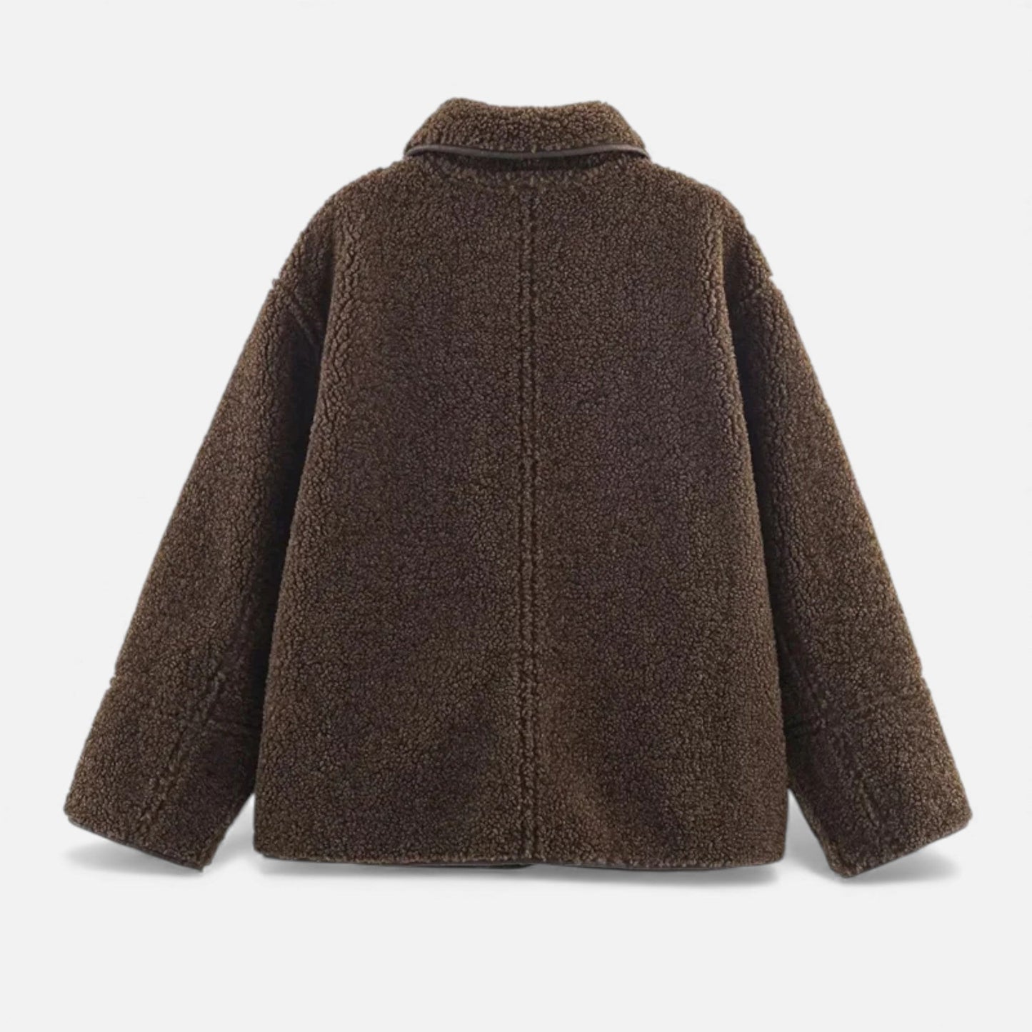 Women’s Reversible Brown Teddy Jacket - Samberule
