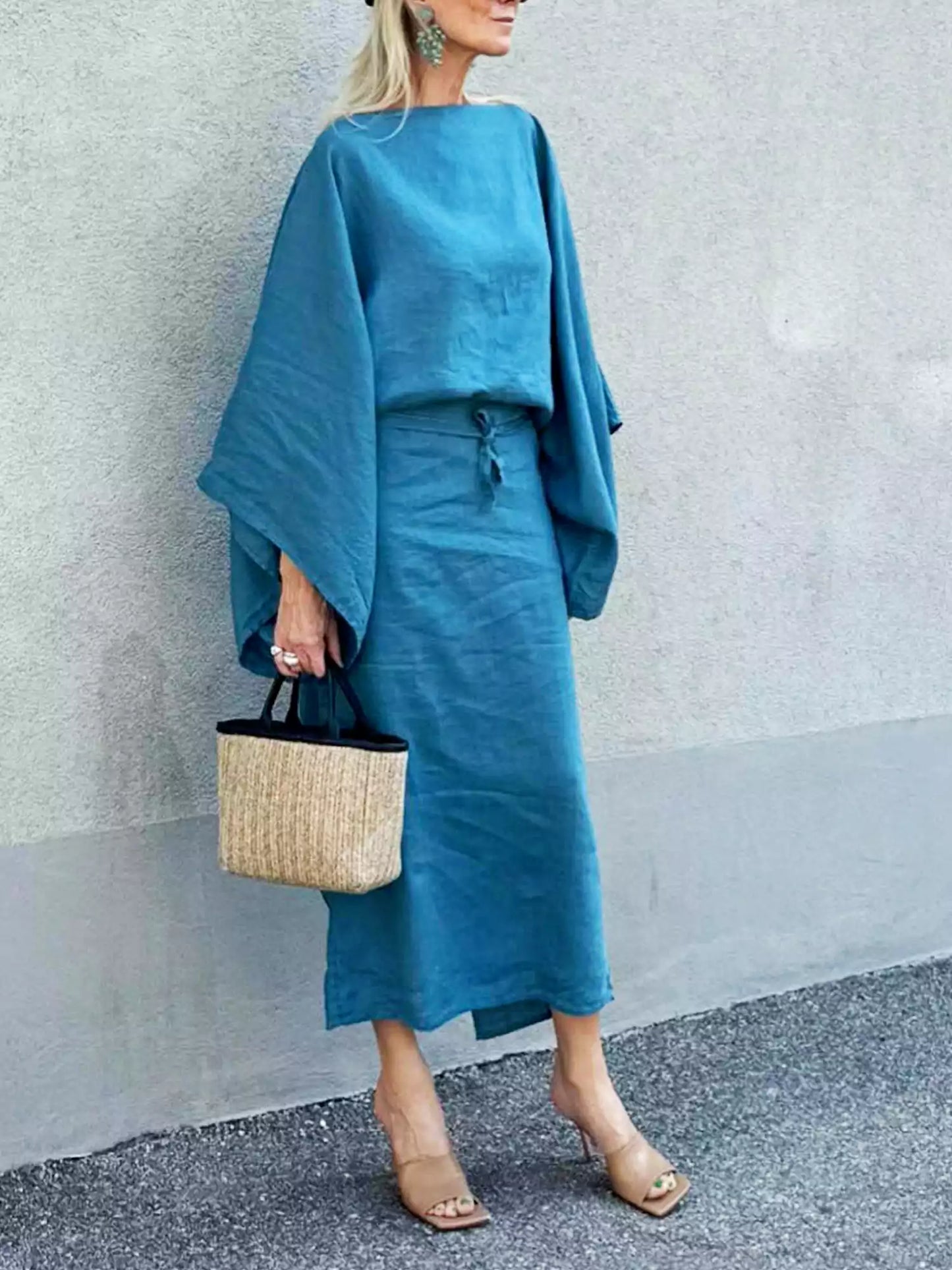 Gianna - Kimono Midi Dress - Samberule