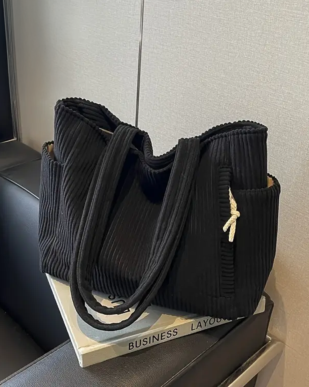 Aubrey - Corduroy Tote Bag - Samberule