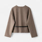 Women's Elegant Wrap Sweater with Belt - Samberule