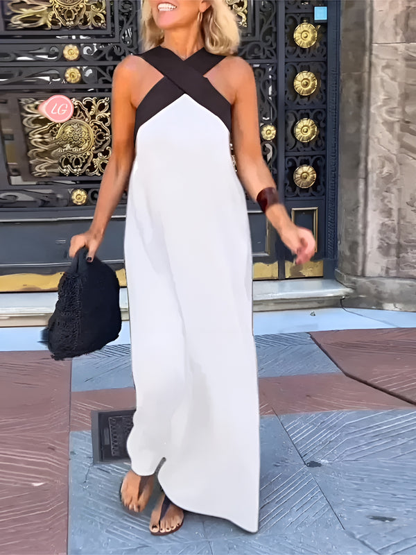 Esther - Halter Neck Maxi Dress - Samberule