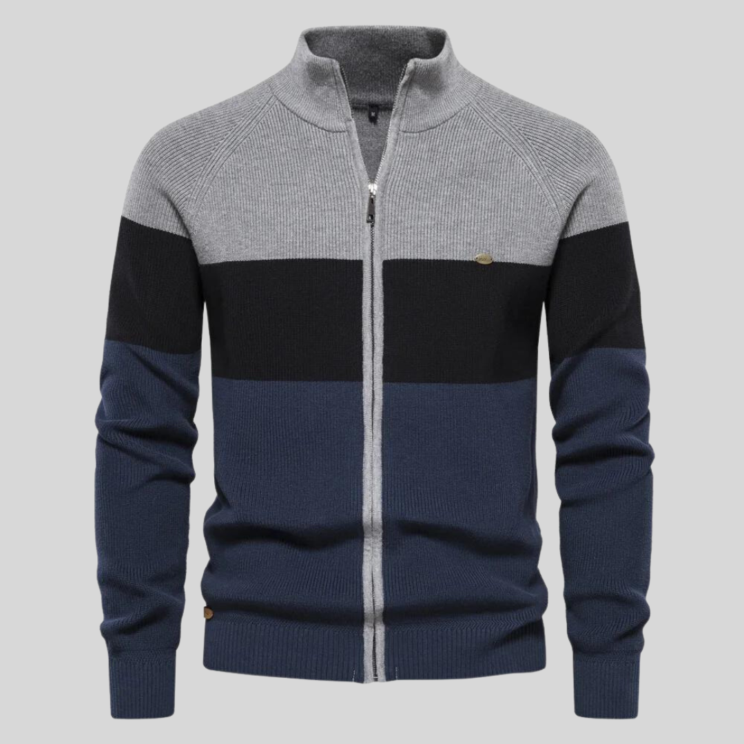 Harrison Patchwork Color Sweater