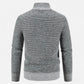 Men's Fleece Patchwork Jacket with Stand Collar