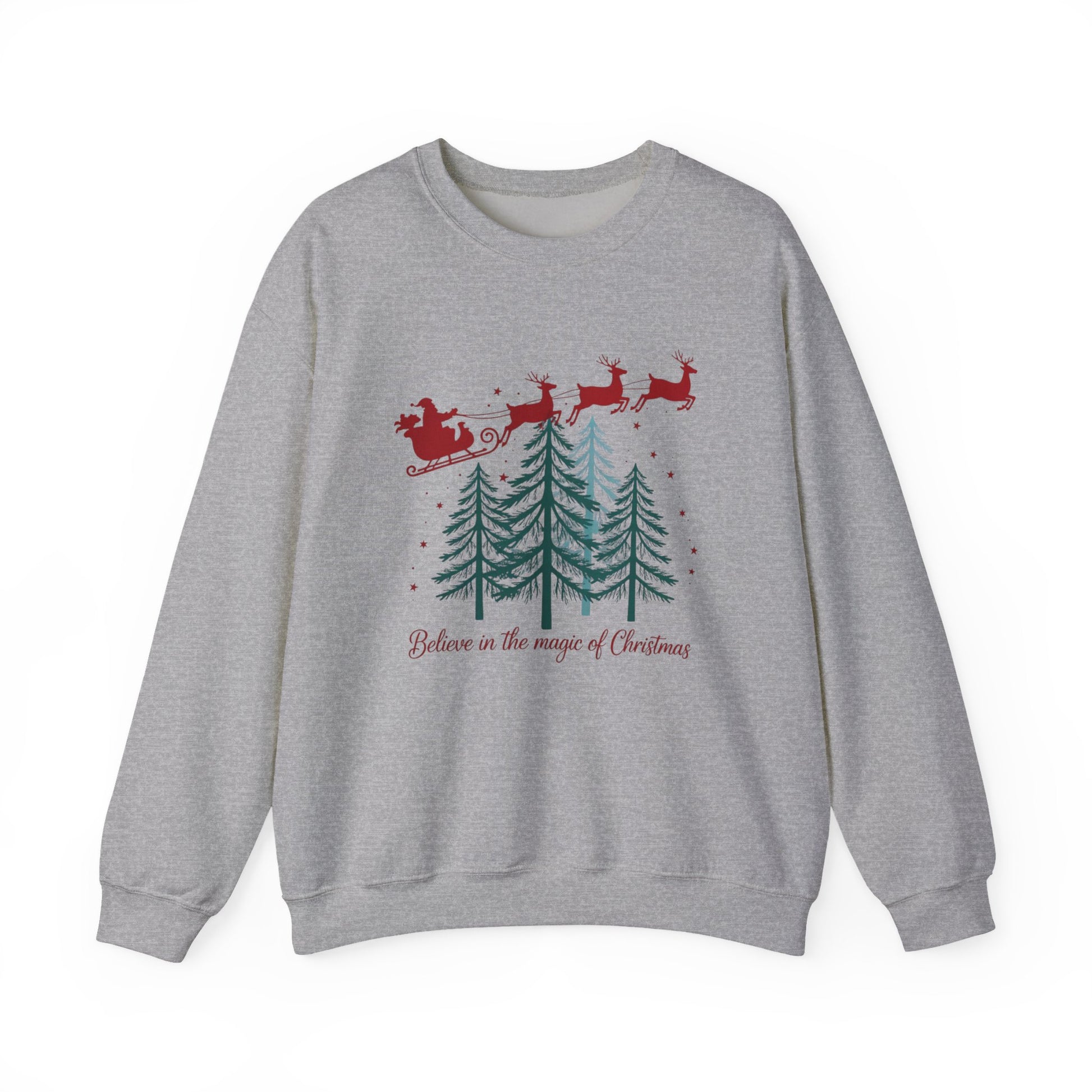 Believe In The Magic Of Christmas Crewneck Sweatshirt - Samberule