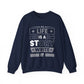 Life Is A Story Write It Motivational Crewneck Sweatshirt