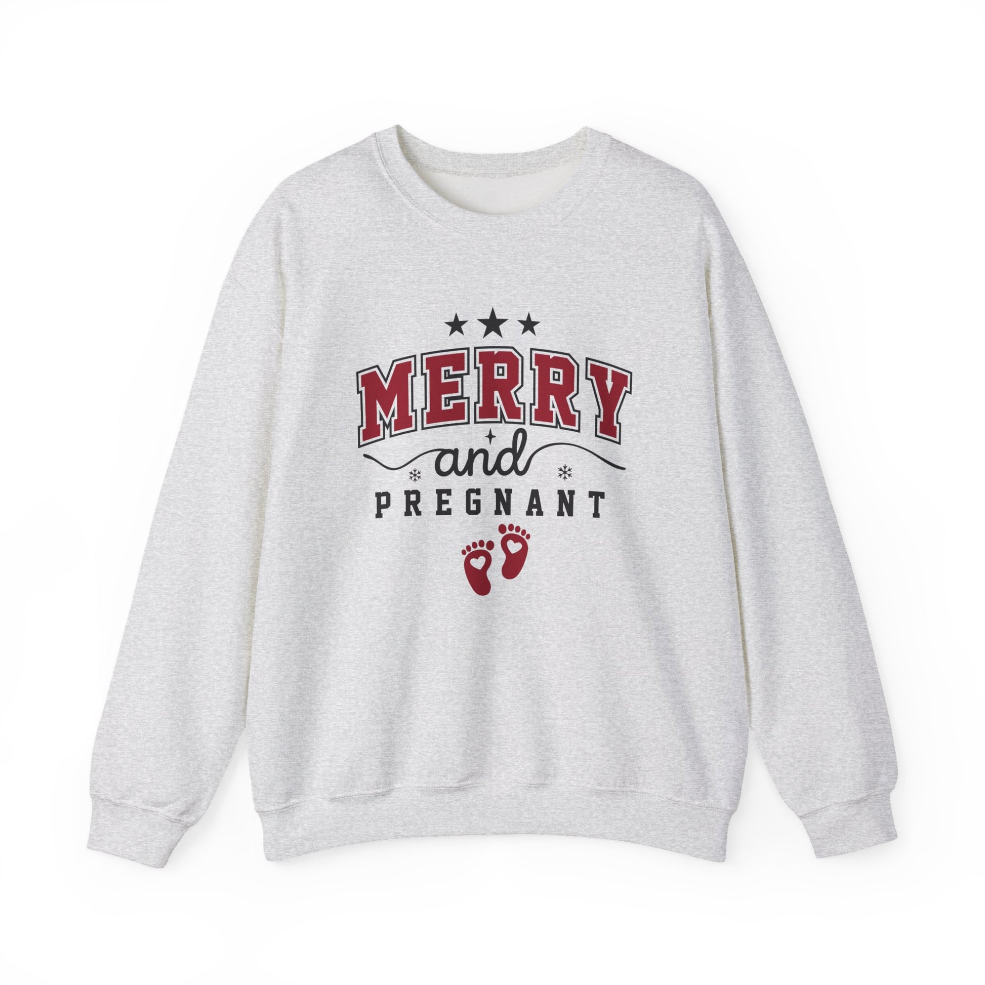 Merry and Pregnant Christmas Crewneck Sweatshirt - Samberule