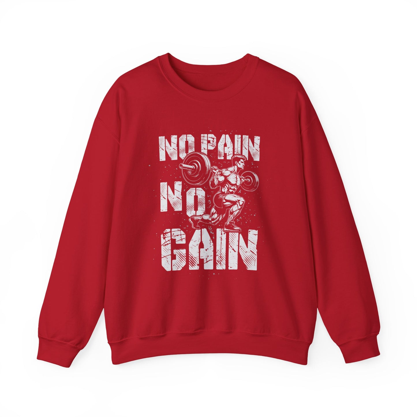 No Pain No Gain Gym Crewneck Sweatshirt