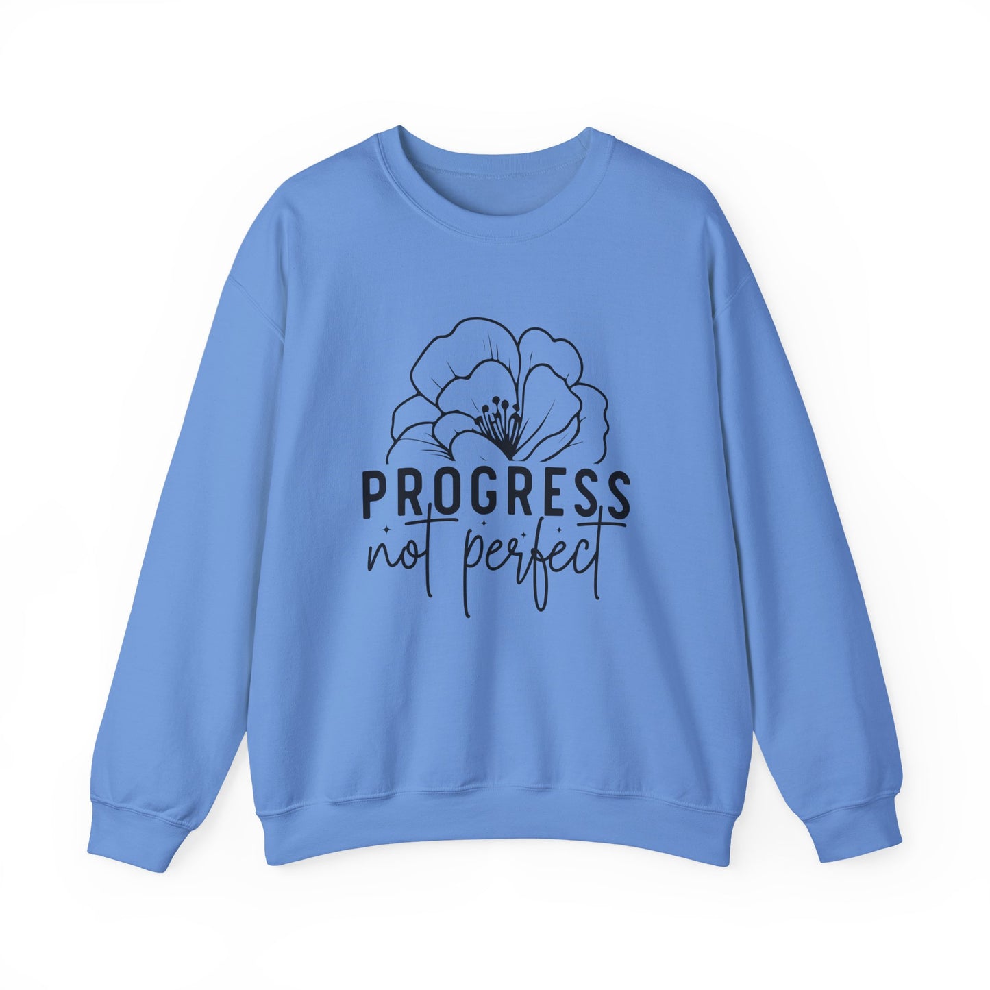 Progress Not Perfect Mental Health Crewneck Sweatshirt
