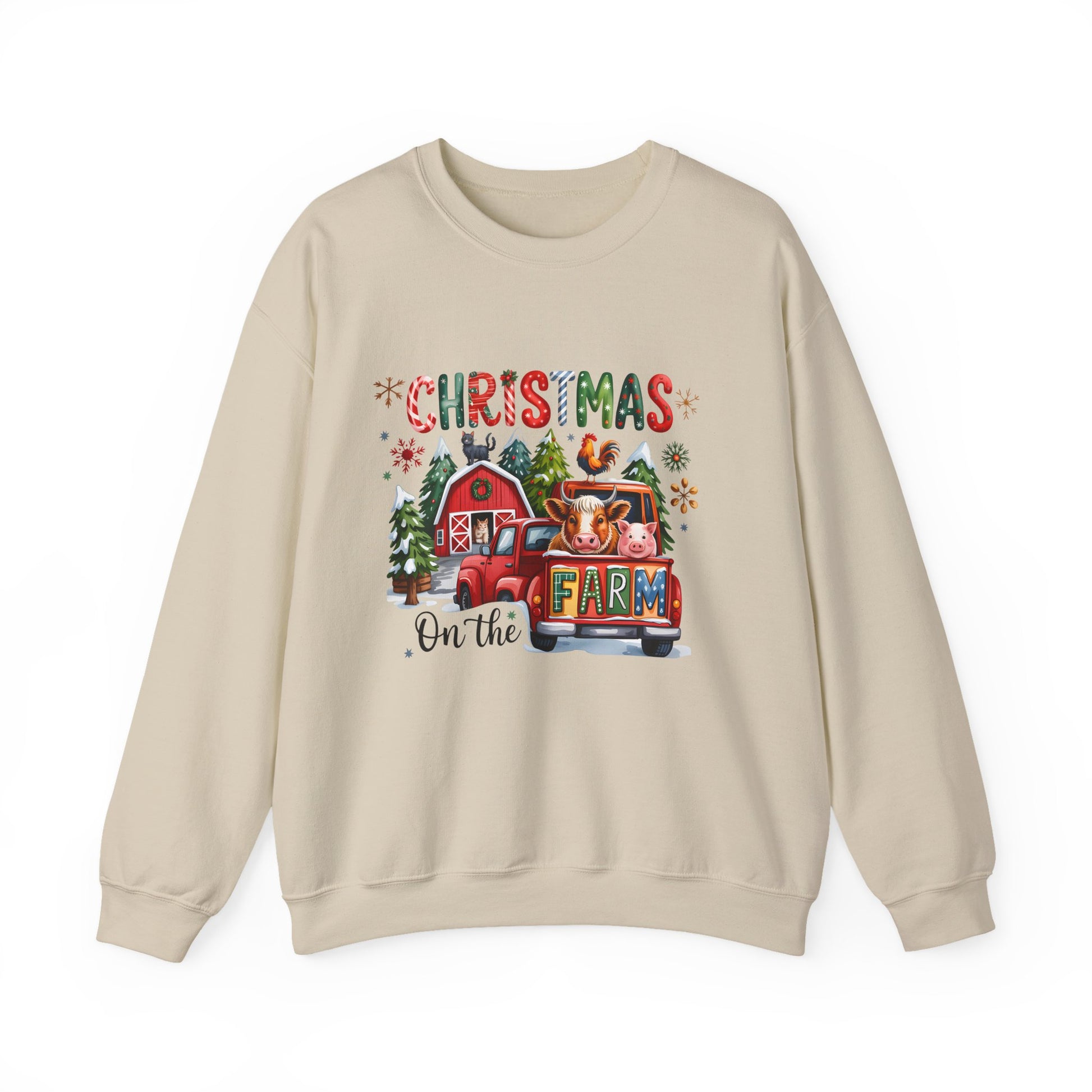 Christmas on the Farm Crewneck Sweatshirt - Samberule