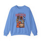 I Freaking Love Horror Movies Halloween Crewneck Sweatshirt - Samberule