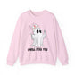 Playful Ghost Nurse Halloween Crewneck Sweatshirt - Samberule