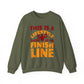 This Is A LifeStyle There Is No Finish Line Gym Crewneck Sweatshirt