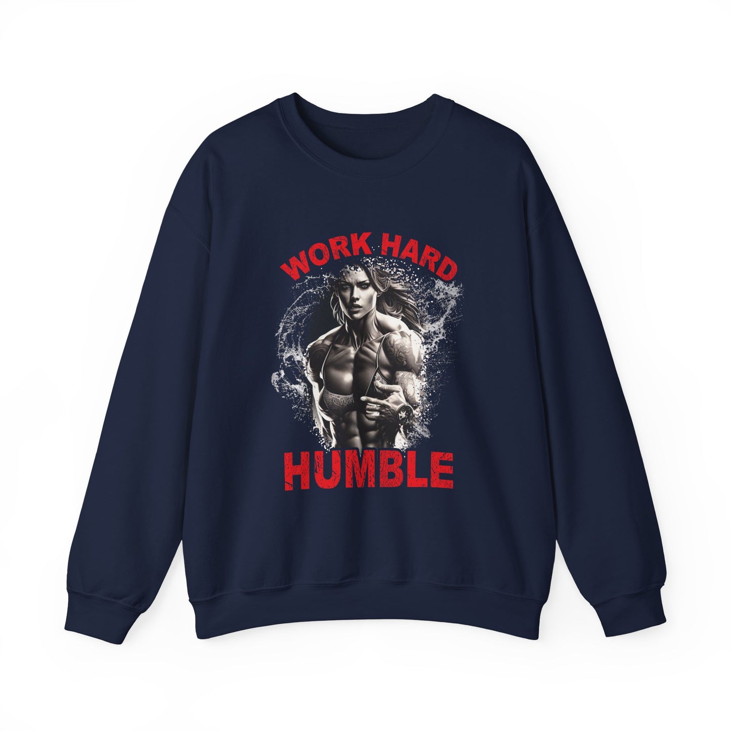 Work Hard & Humble Gym Crewneck Sweatshirt