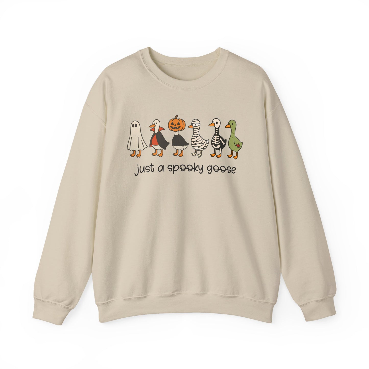 Spooky Goose Halloween Crewneck Sweatshirt - Samberule