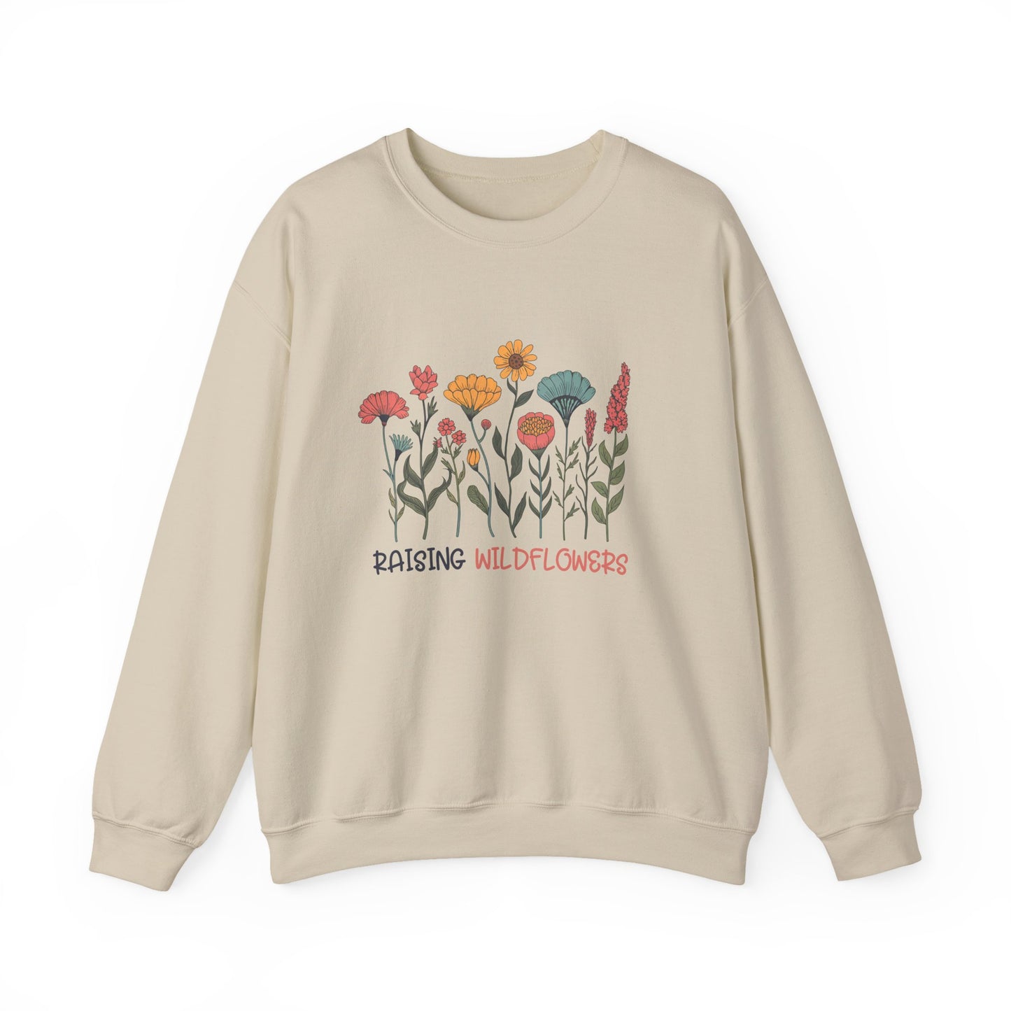 Raising Wildflowers Mental Health Crewneck Sweatshirt