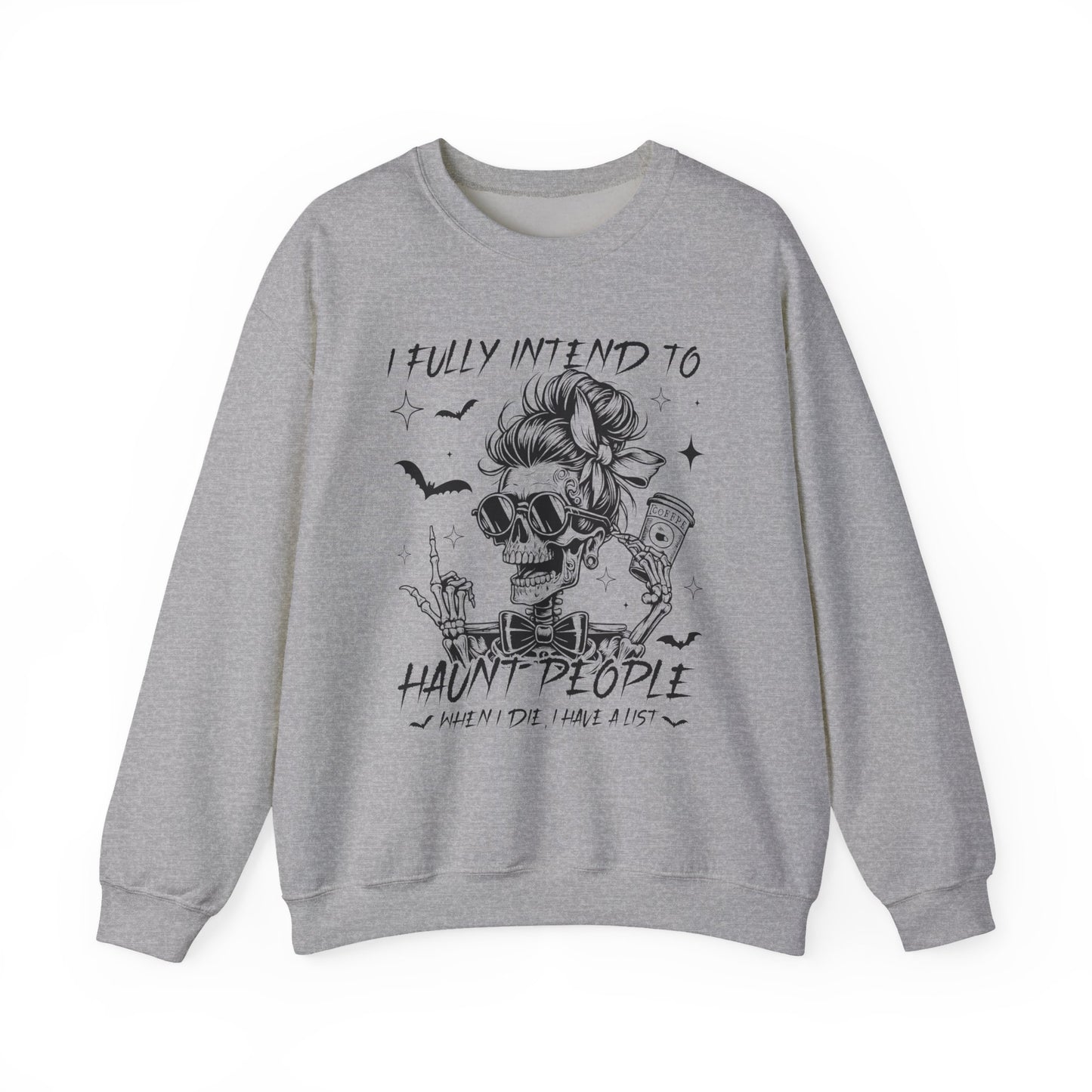 Sarcastic Funny Halloween Crewneck Sweatshirt - Samberule