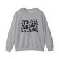 'It's All About Balance' Mental Health Crewneck Sweatshirt