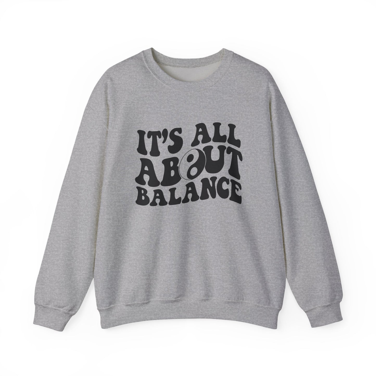 'It's All About Balance' Mental Health Crewneck Sweatshirt