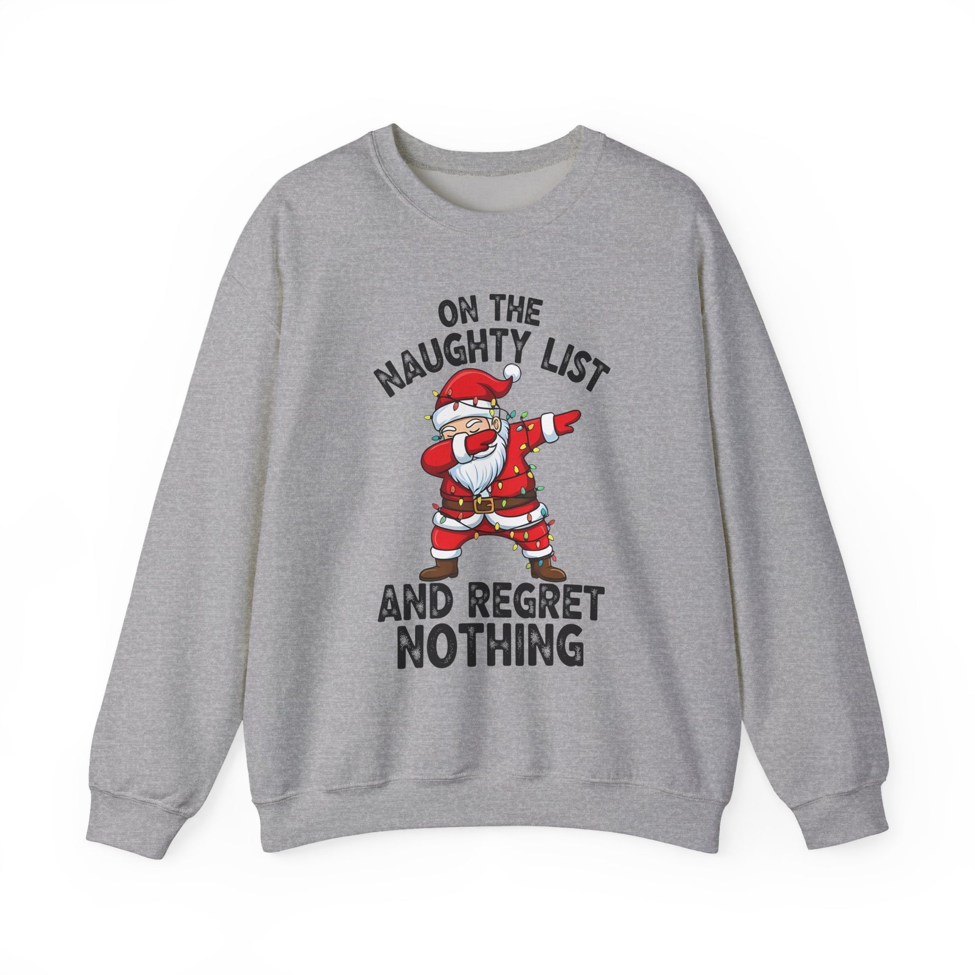 On The Naughty List Christmas Crewneck Sweatshirt - Samberule