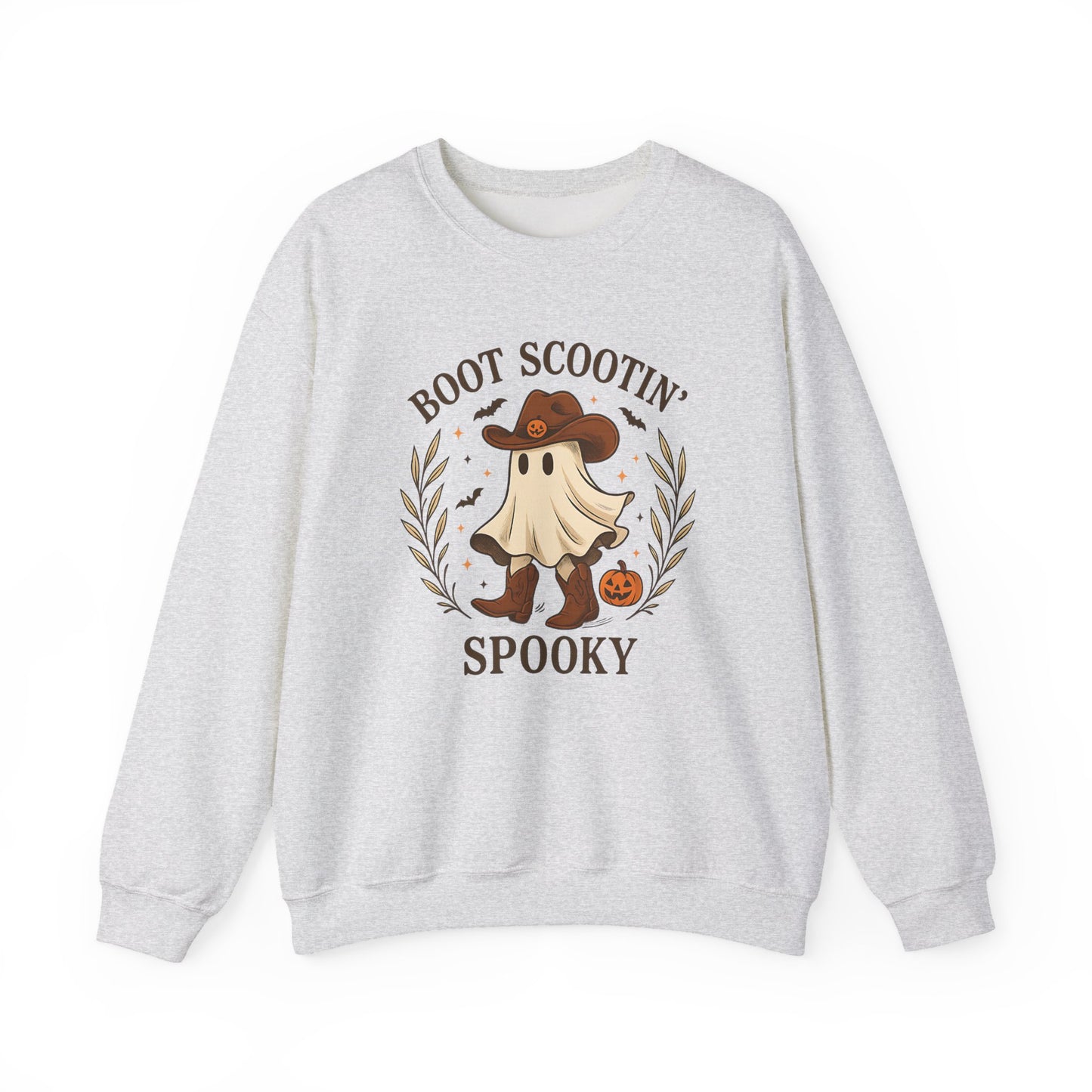 Boot Scootin Spooky Halloween Crewneck Sweatshirt - Samberule
