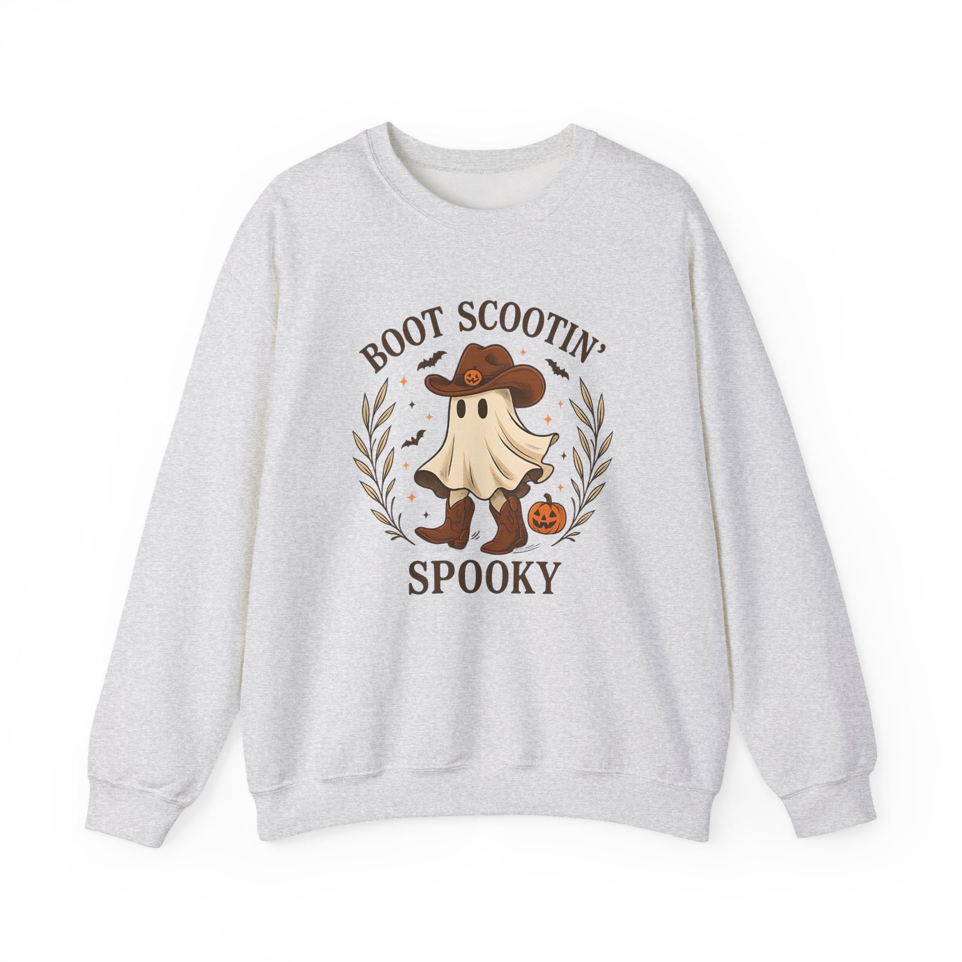 Boot Scootin Spooky Halloween Crewneck Sweatshirt - Samberule
