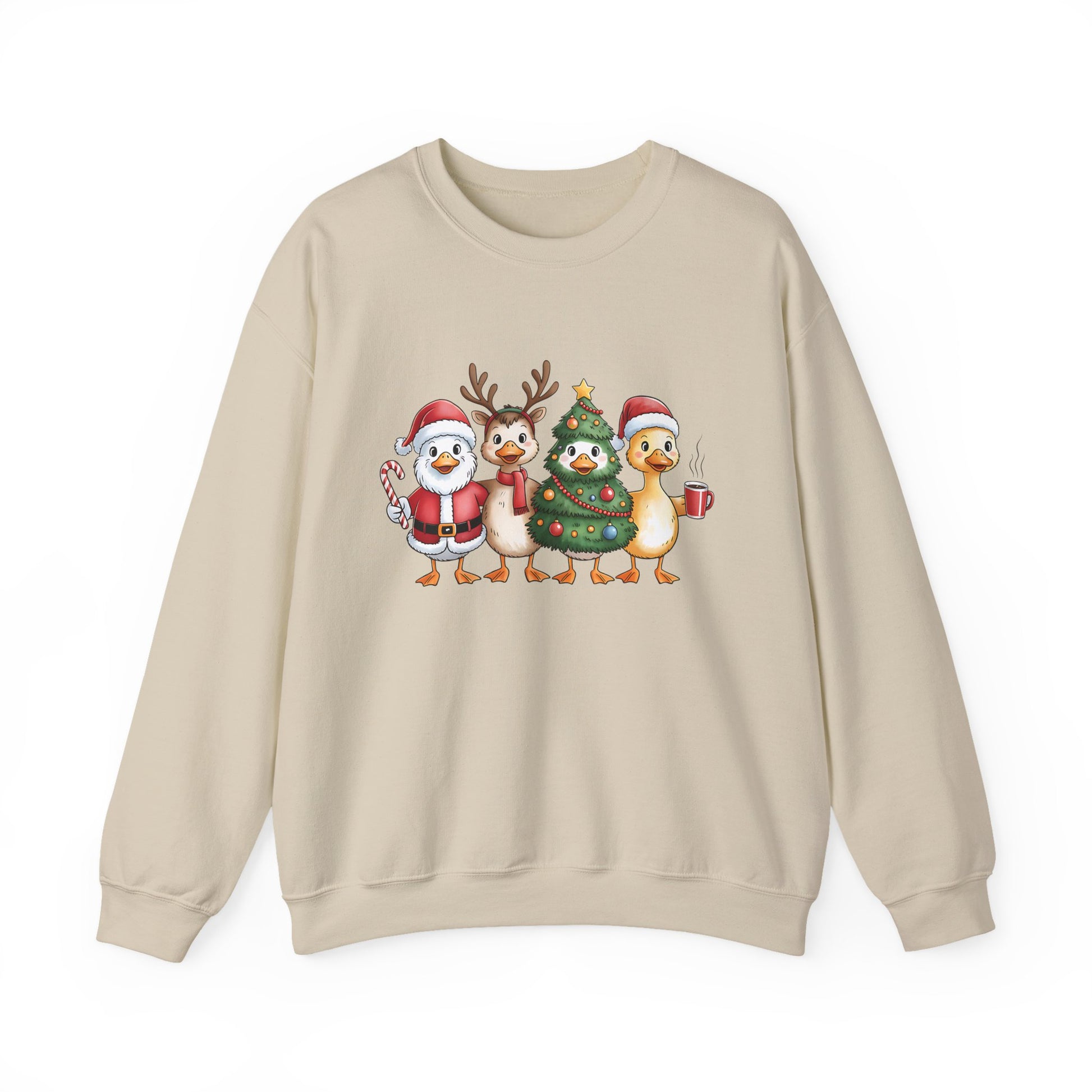 Festive Duck Christmas Crewneck Sweatshirt - Samberule