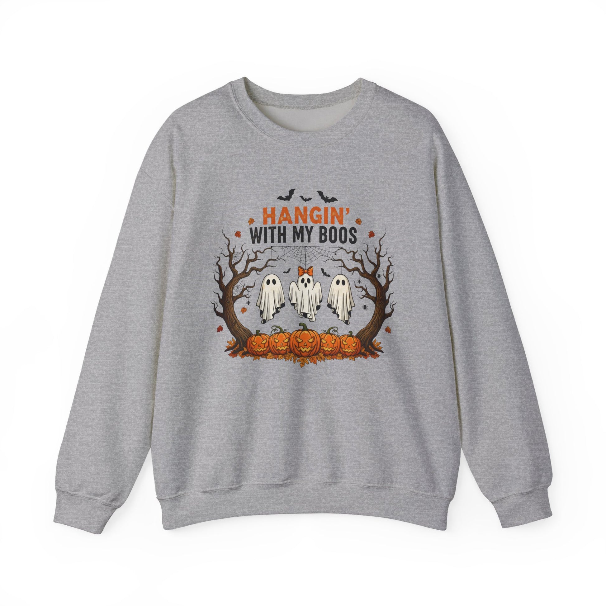 Hangin' With My Boos Halloween Crewneck Sweatshirt - Samberule