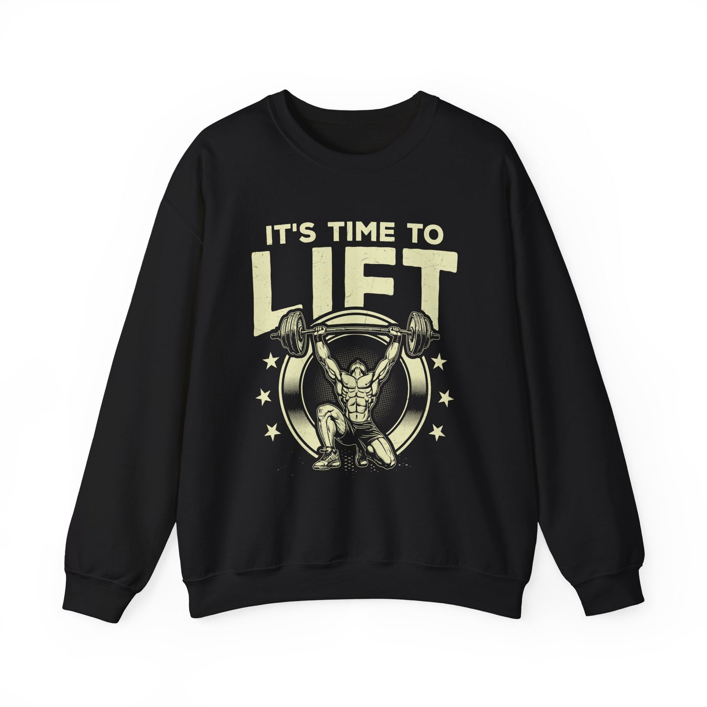 It's Time To Lift Gym Crewneck Sweatshirt