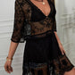 Loose Lace Beach Vacation Bikini Cover-Up Dress