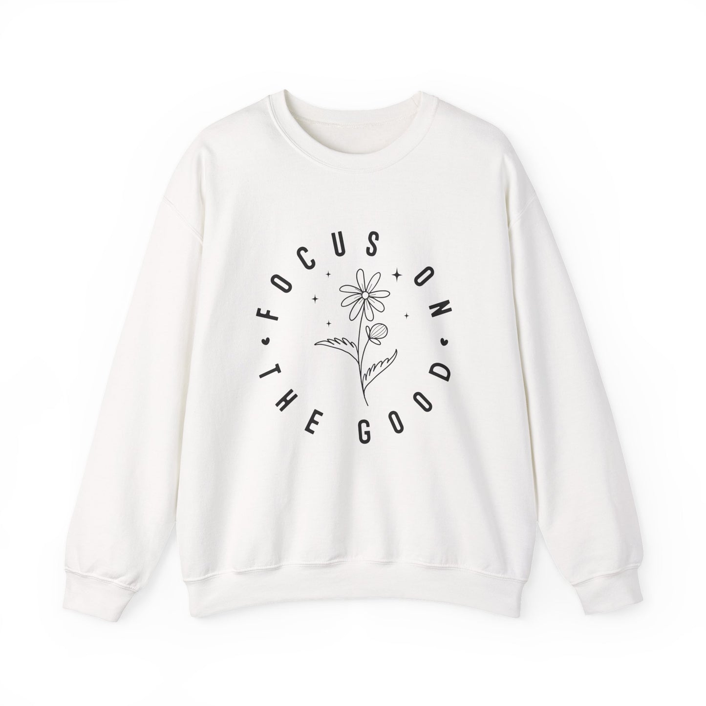 Focus on the Good Mental Health Crewneck Sweatshirt