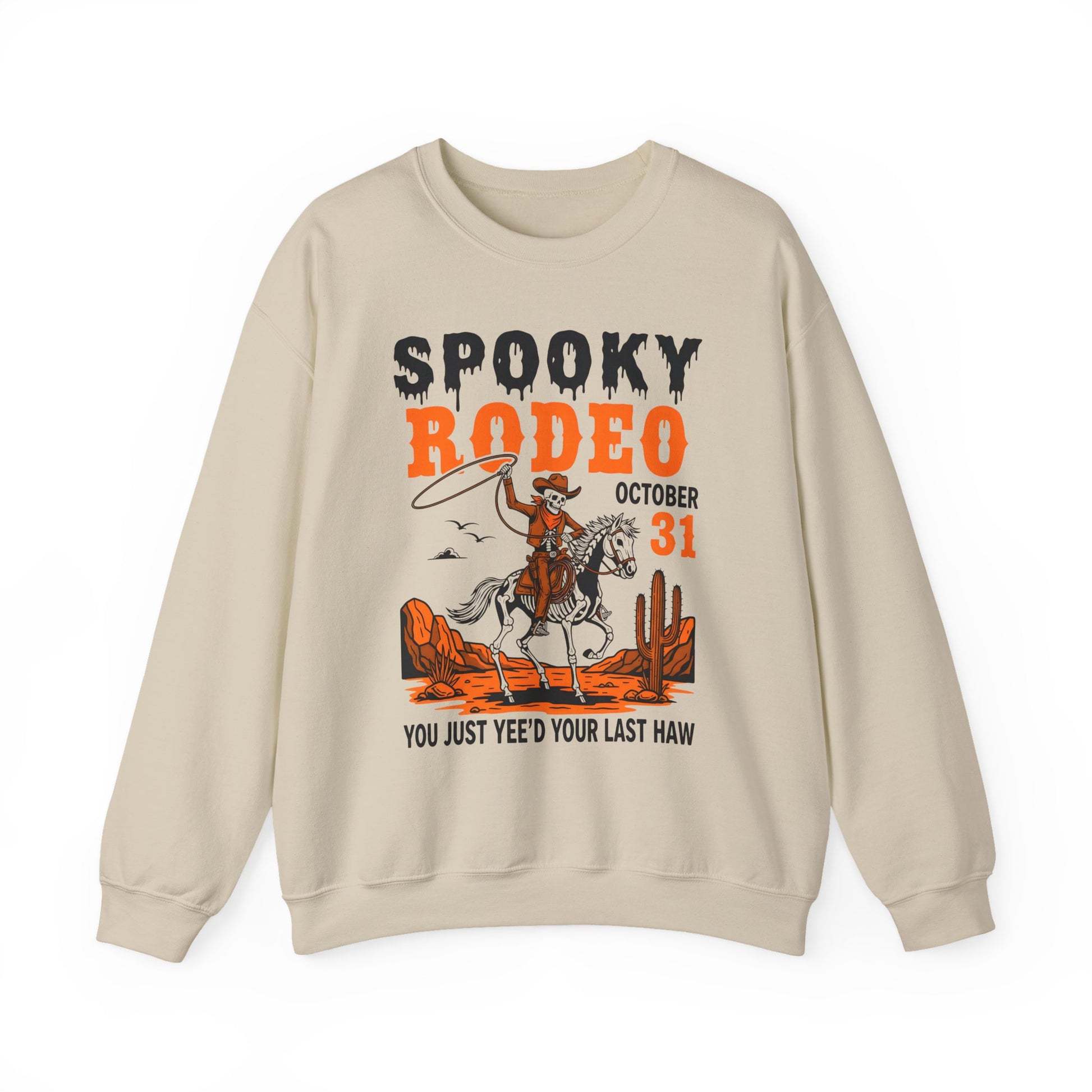 Spooky Rodeo Halloween Crewneck Sweatshirt - Samberule