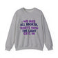 Perfect for Self-Care Motivational Mental Health Crewneck Sweatshirt