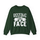 Resting Gym Face Gym Crewneck Sweatshirt