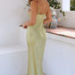 Caroline | Floral Strap Slim Maxi Dress