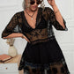 Loose Lace Beach Vacation Bikini Cover-Up Dress